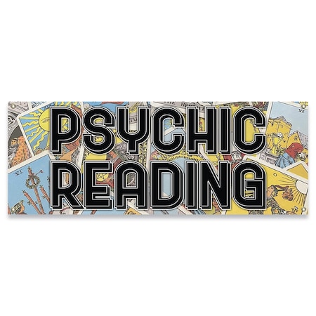 Signmission Psychic Readings Banner Concession Stand Food Truck Single Sided B-30139